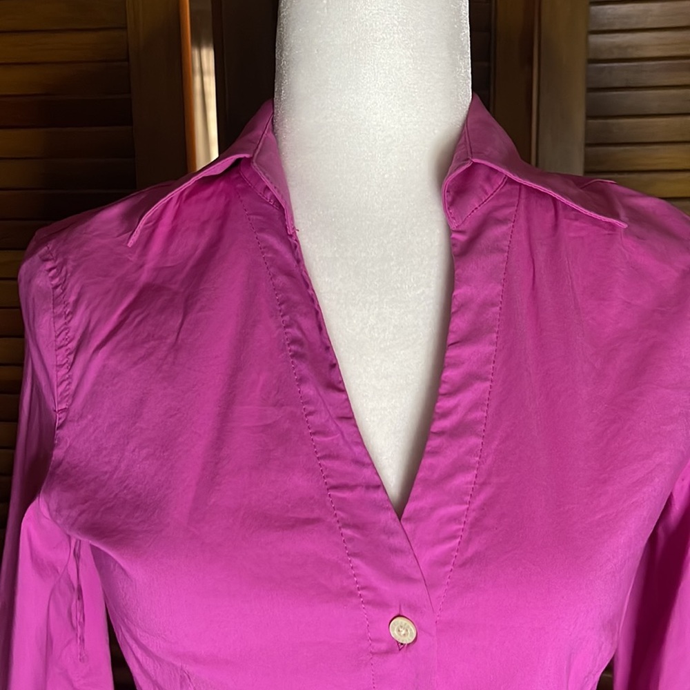 Pink Express button up - Picture 2 of 4